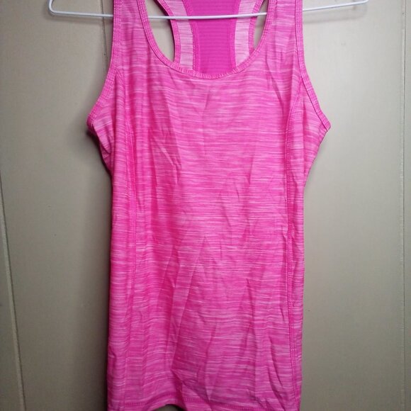 Danskin Now Tank Top S Fitted Racer Back Workout Athletic Pink - Picture 10 of 14